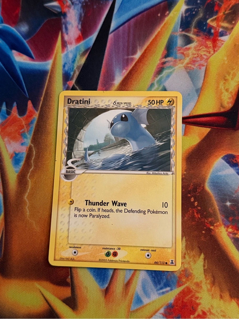 Pokemon Dratini Ex Delta Species card 2005